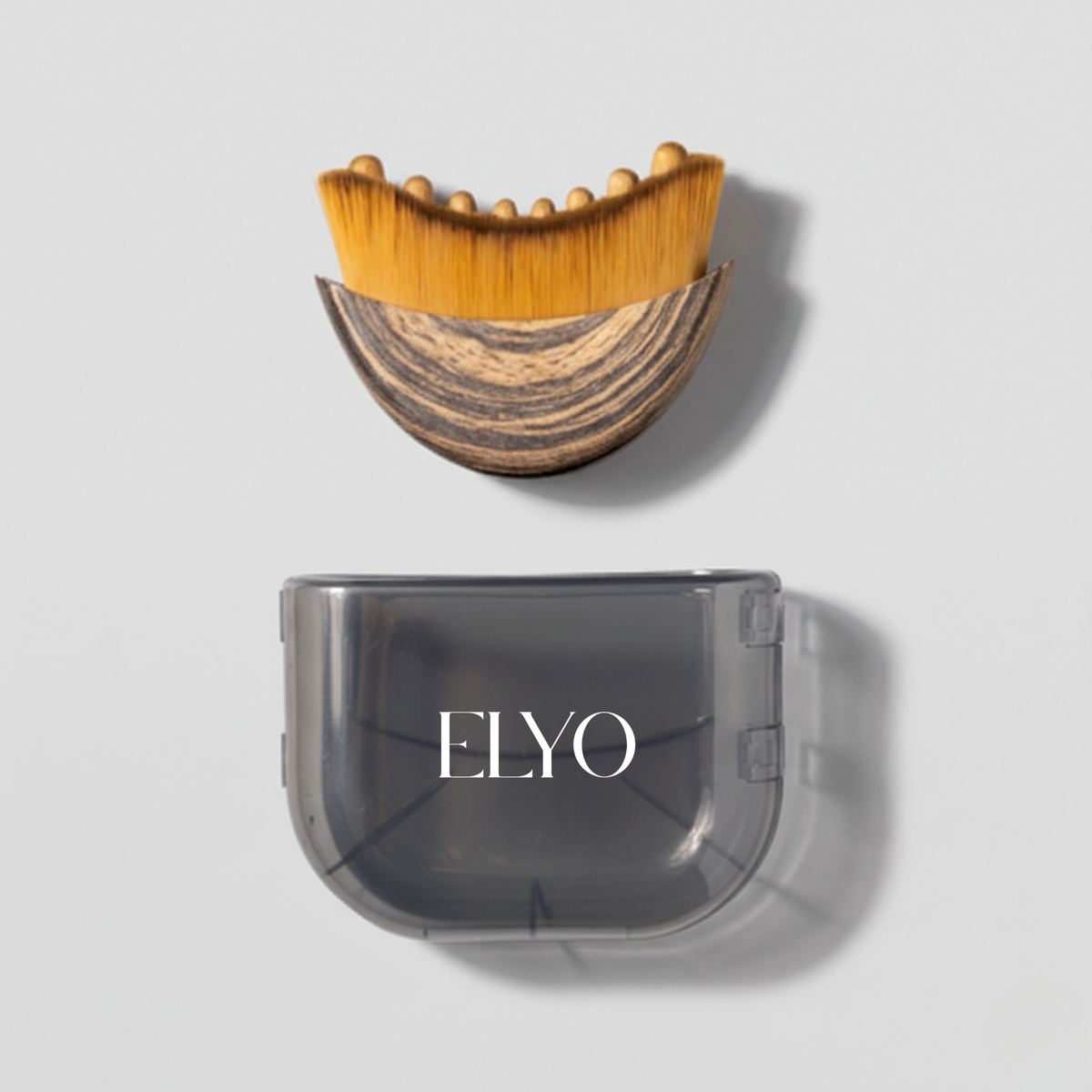 ELYO Sculpt Contour Brush™ lymfdränerande ansiktsborste i Santal Amber
