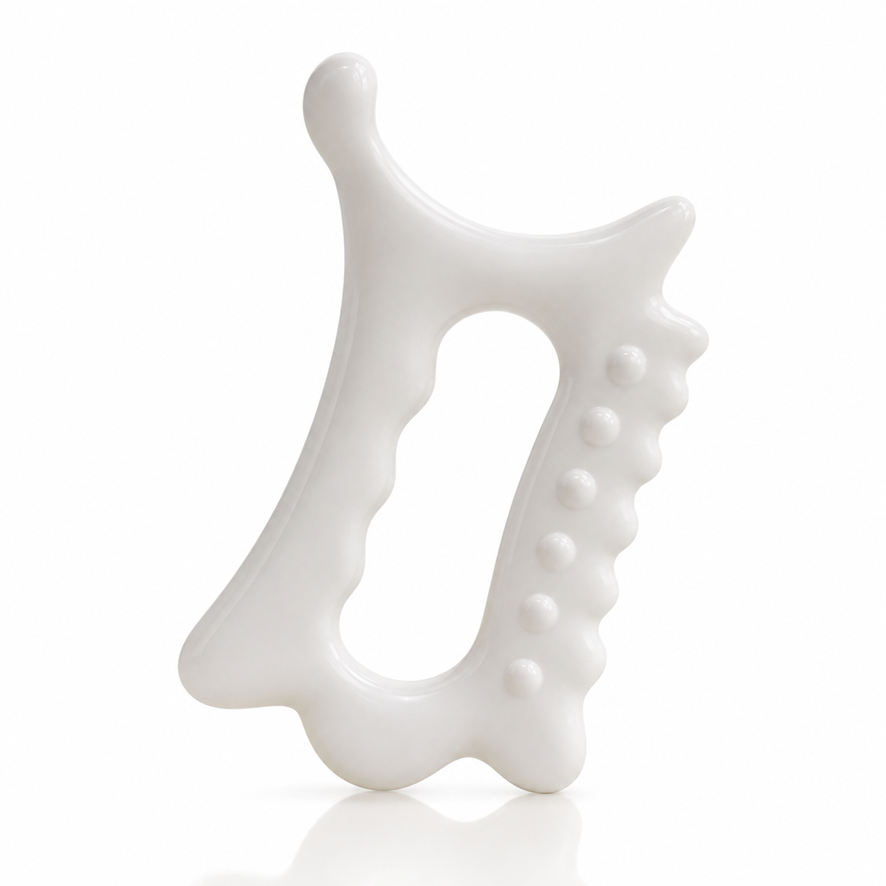 ELYO Lymph Sculpt gua sha-skrapa för lymfdränage, sculpting och ansiktsmassage hemma