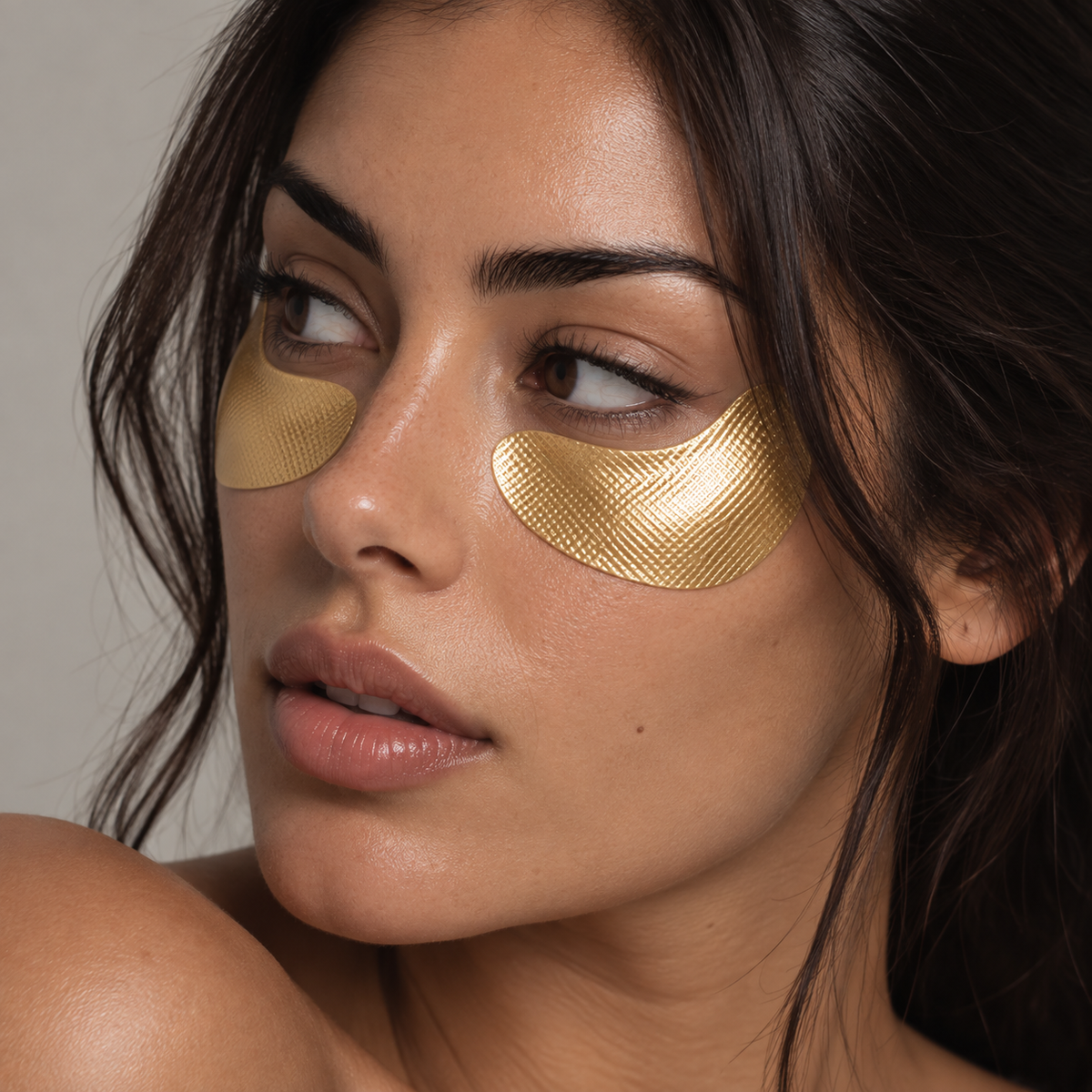 ELYO Gold Hydrogel Eye Patches premium anti-age ögonpatches med niacinamide och guld