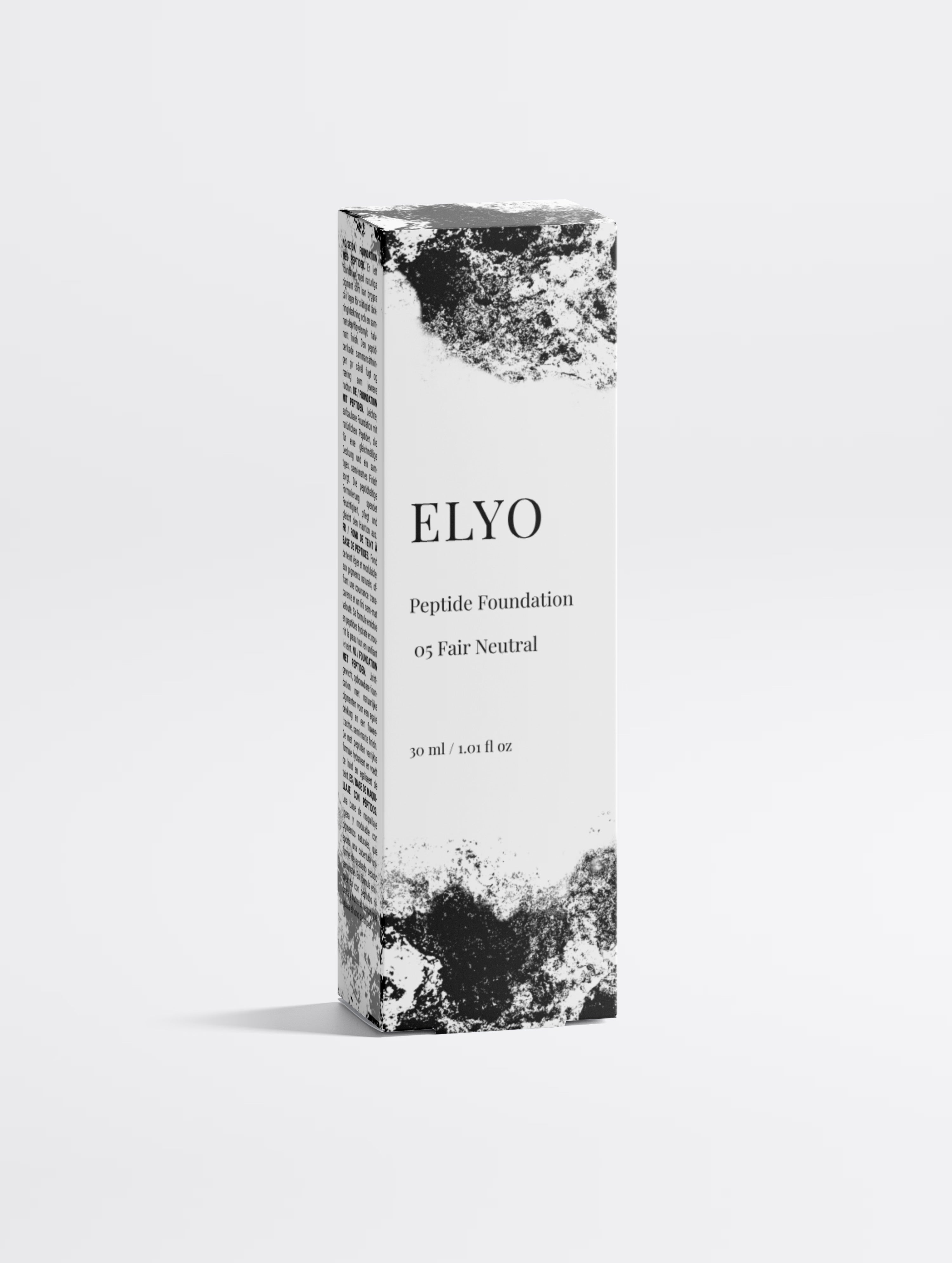 ELYO Peptide Foundation - Vårdande Foundation med Peptider för Fina Linjer & Rynkor - 05 Fair Neutral