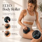 Anti-cellulit massageroller för fastare hud och kroppsformning