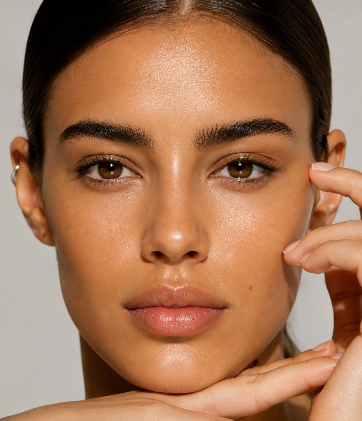 Byggbar foundation med naturliga mineralpigment för skinlike finish