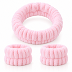 ELYO Beauty Headband Set pannband och handledsband för skincare