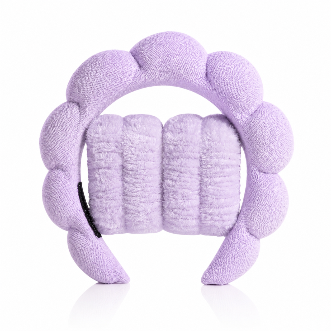 Ultramjuk microfiber headband för skincare och makeup-ritual