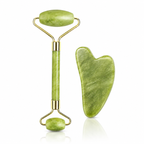 Komplett ELYO Jade Ritual set i presentbox — handformad naturlig jade i premium K-beauty-design