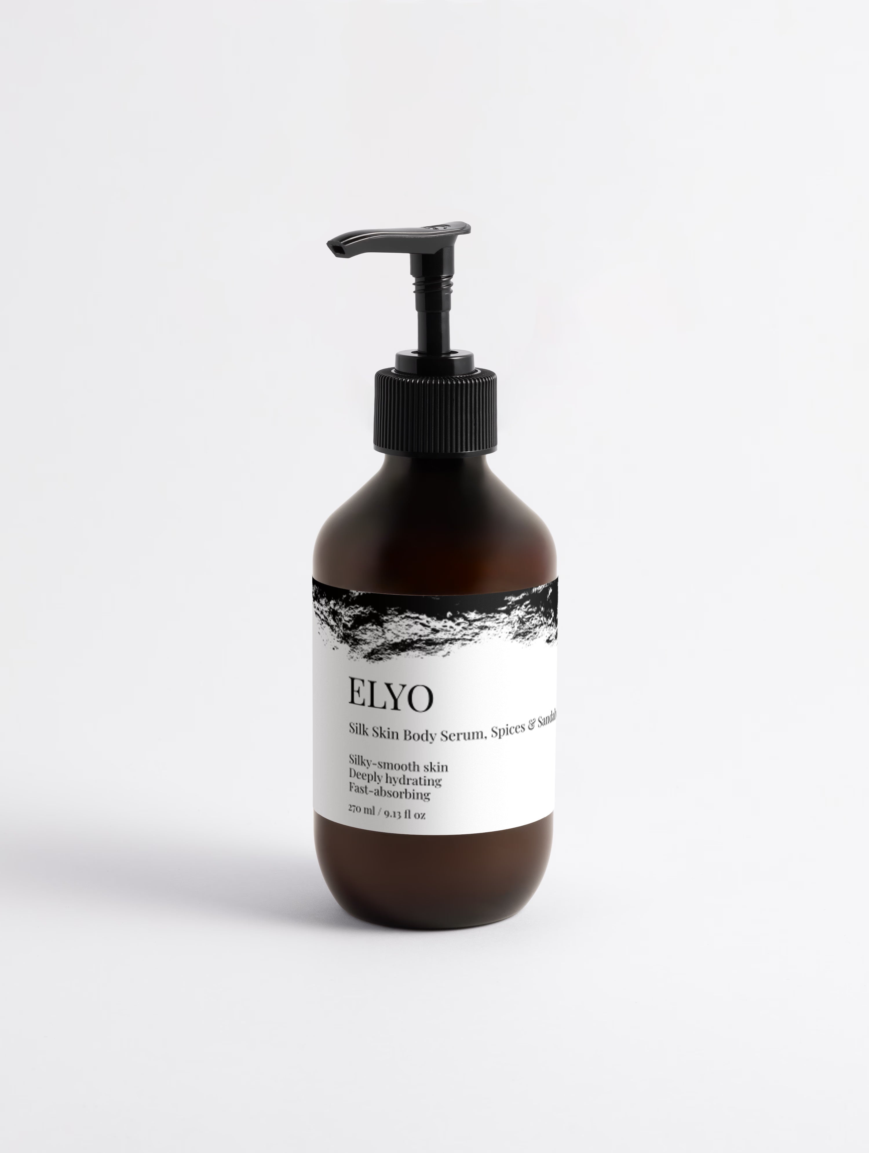 ELYO Silk Body Serum – Spices & Sandalwood kroppsserum med värmande doft