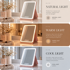 ELYO Glow Mirror™ – Sminkspegel med LED-Belysning & 3 Ljuslägen