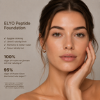 ELYO Peptide Foundation 30ml — nyans 25 Medium Warm för gyllene medium hudtoner