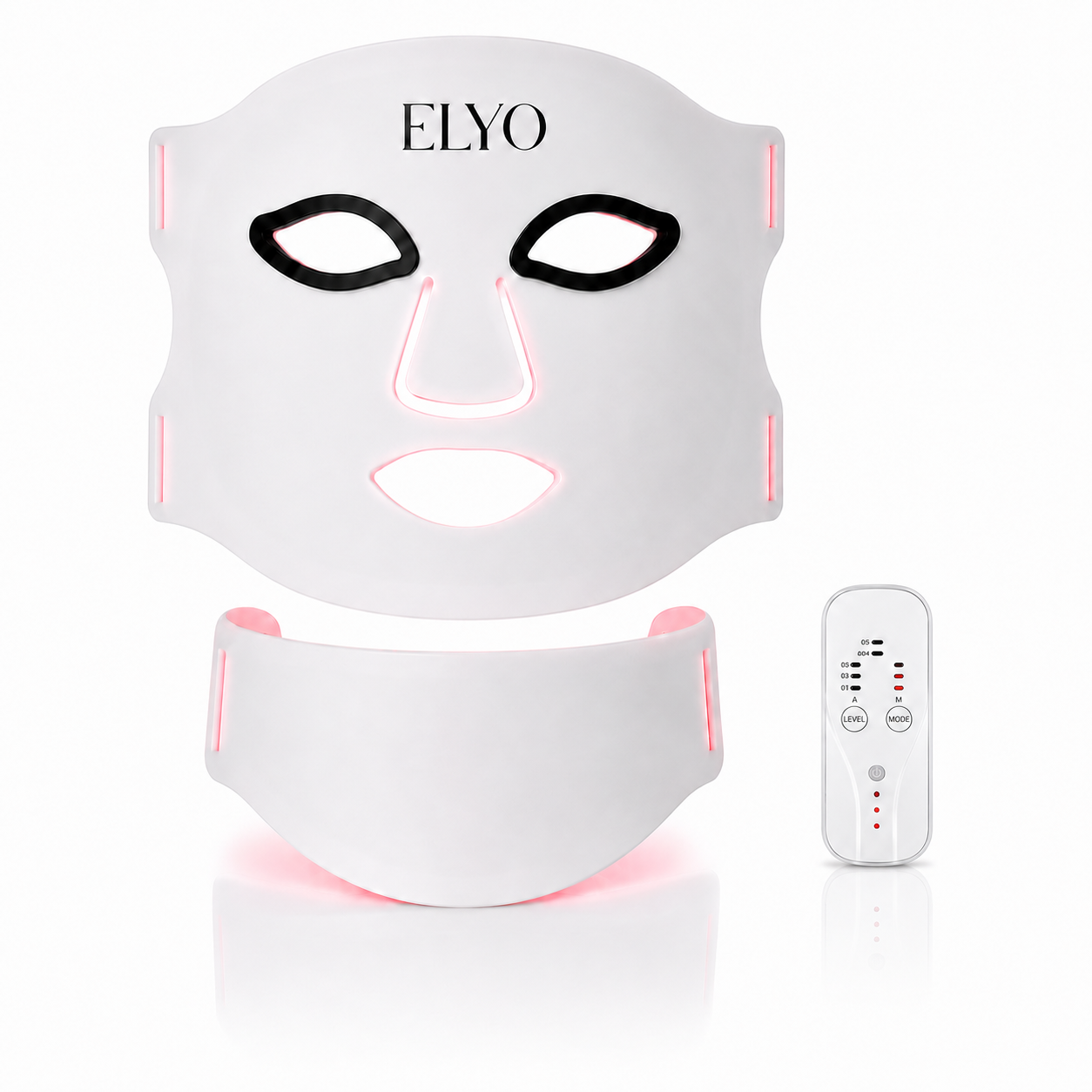 LED-ansiktsmask med 7 ljusspektrum för anti-age och glow