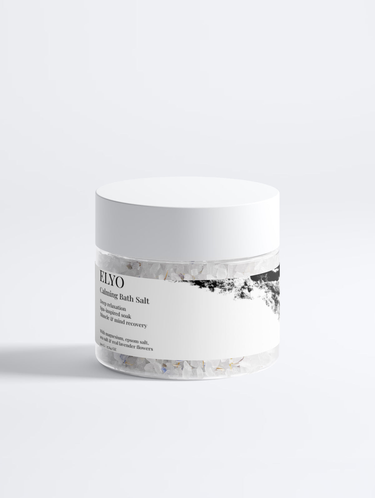 ELYO Calming Bath Salt badsalt med magnesium och lavendel för djup avkoppling