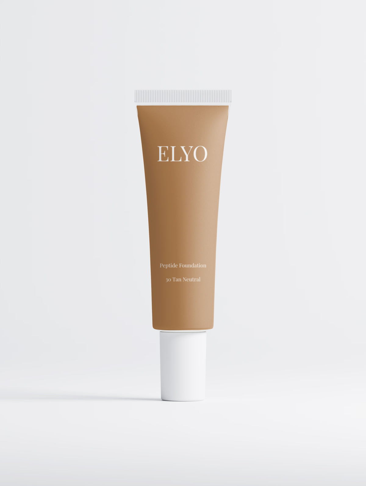 ELYO Peptide Foundation 30 Tan Neutral — vårdande foundation med peptider för fina linjer och rynkor