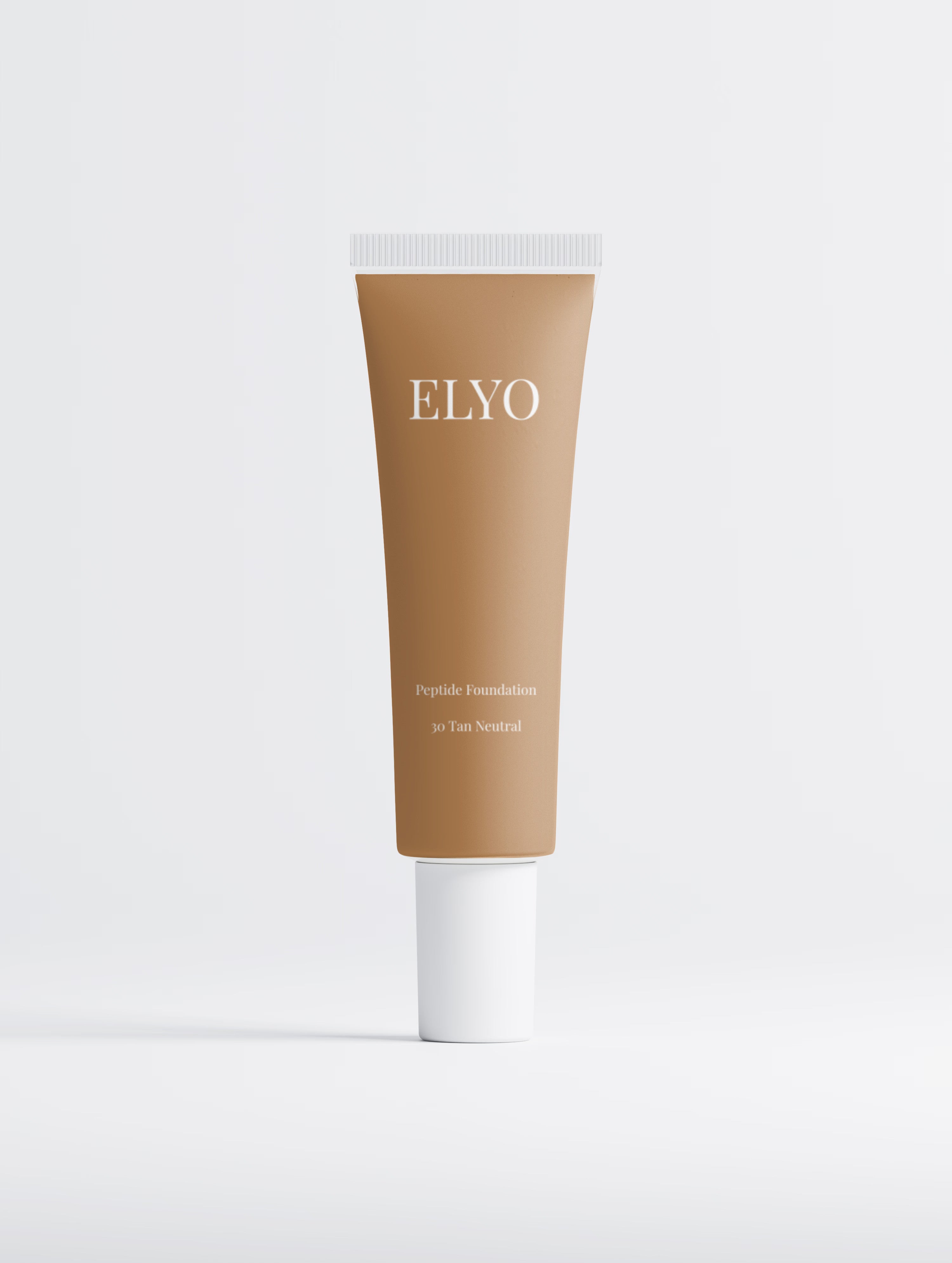 ELYO Peptide Foundation 30 Tan Neutral — vårdande foundation med peptider för fina linjer och rynkor