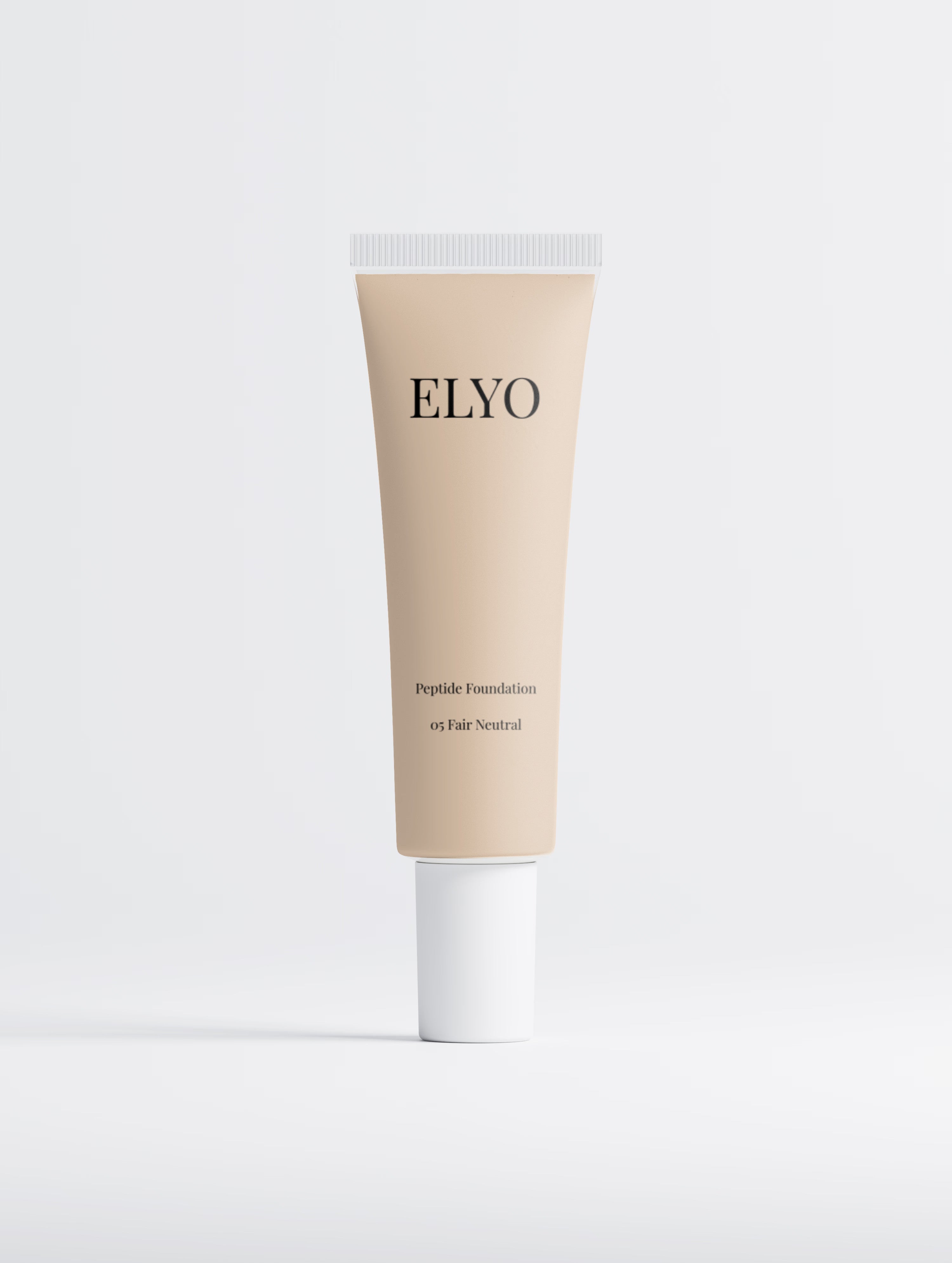 ELYO Peptide Foundation 05 Fair Neutral — vårdande foundation med peptider för fina linjer och rynkor