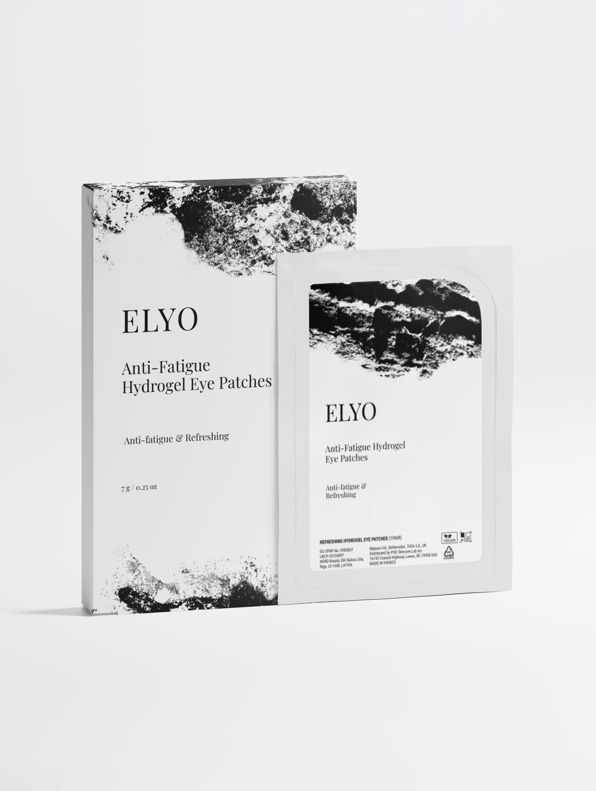 ELYO Wake Up Eye Patches anti-fatigue hydrogel ögonpatches för trötta och svullna ögon
