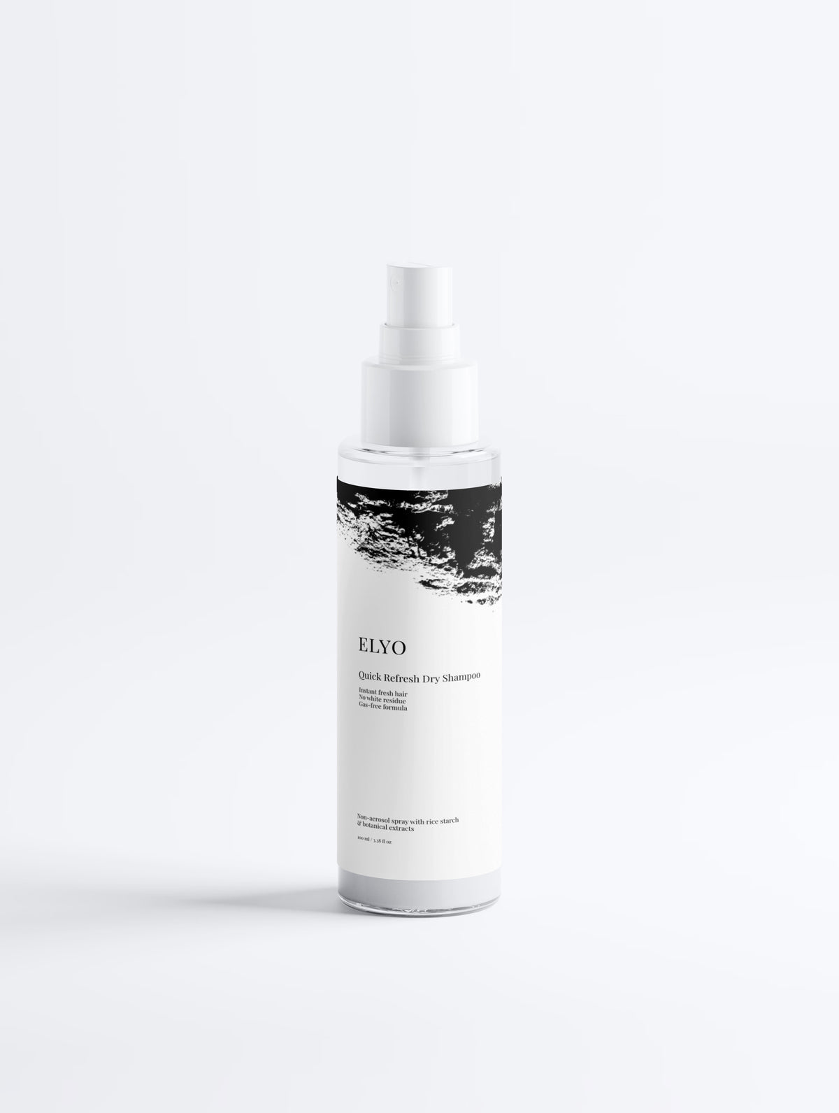 ELYO Quick Refresh Dry Shampoo torrschampo spray utan vit residues