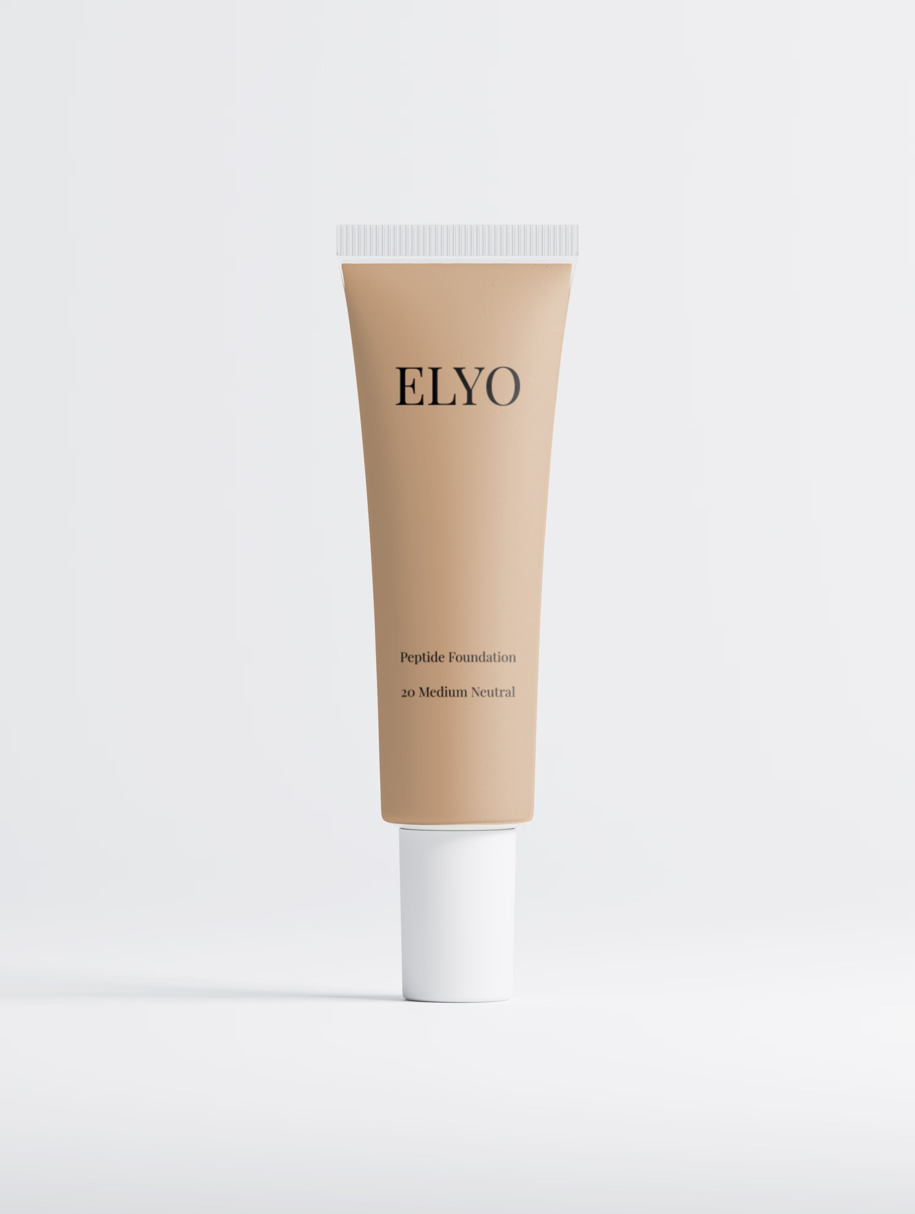 ELYO Peptide Foundation 20 Medium Neutral — vårdande foundation med peptider för fina linjer och rynkor