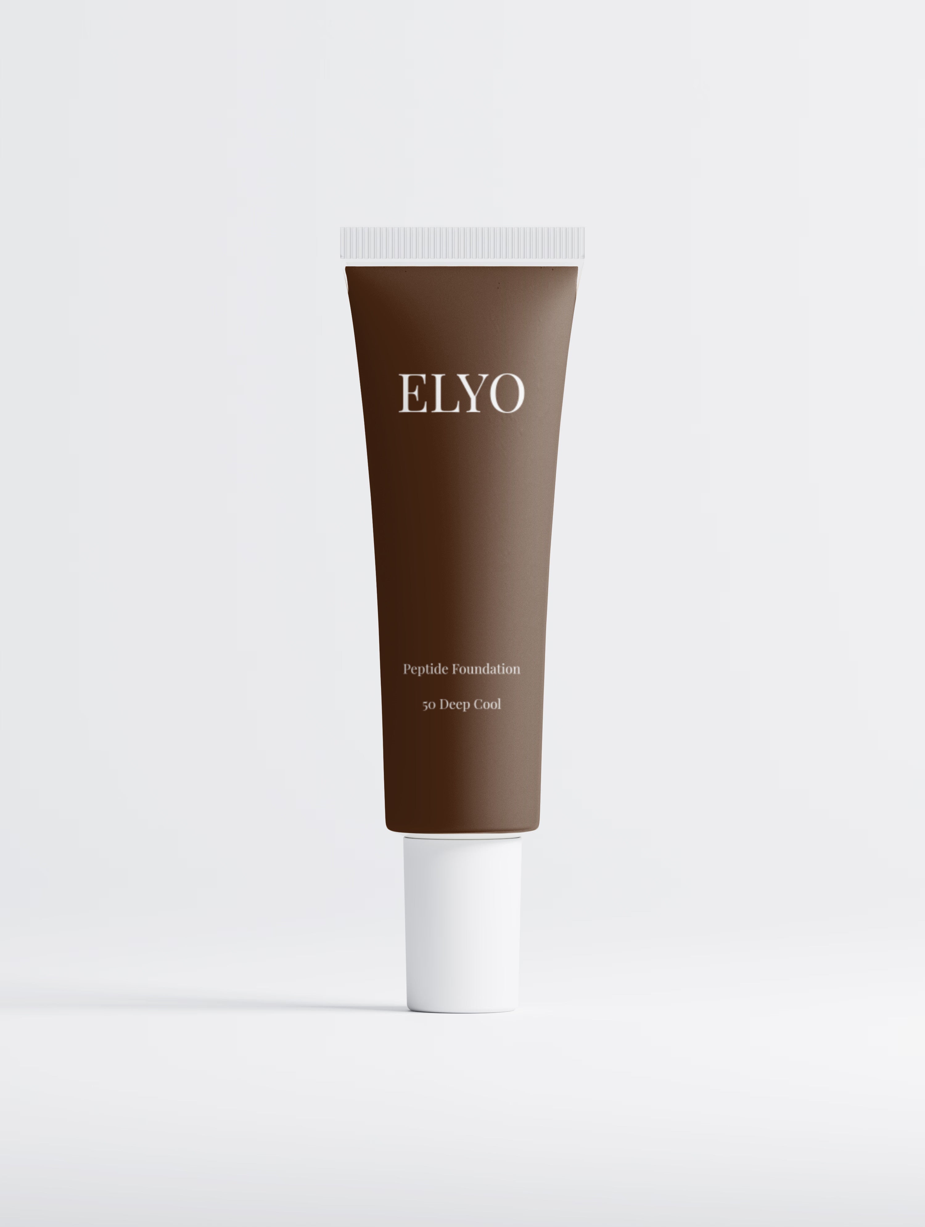 ELYO Peptide Foundation 50 Deep Cool — vårdande foundation med peptider för fina linjer och rynkor